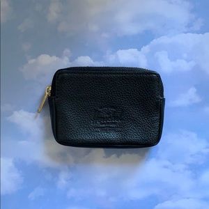 HERSCHEL SUPPLY CO. Black Leather RFID Wallet